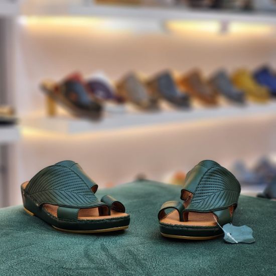 صورة حذاء تميمي جلد طبيعي مديل ت9